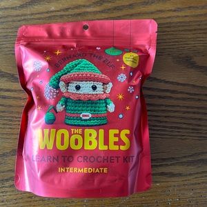 NEW Woobles Bernard The Elf Limited Edition NLA Intermediate Crochet Kit w/ hook